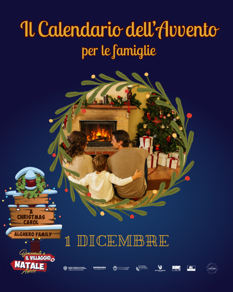 Inizia il Calendario dell'Avvento di Alghero Family. Un viaggio nel cuore del Natale.